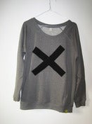 Image of "X" Play-Shirt Raglan Sweatshirt (Grey)