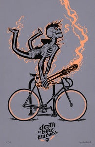 Image of ***NEW!***<BR>DEATH TO BIKE THIEVES VARIANT