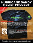 Image of "Down But Not Out" Hurricane Sandy Benefit Tee