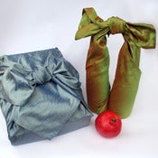 Image of Fire and Ice Silk Furoshiki (large)