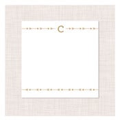 Image of chasing arrows personalized notepad