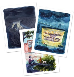 Image of Hurricane Sandy Postcards Set