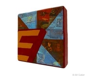 Image of Mr Benja - Power Letter 'E' Orange Burgundy