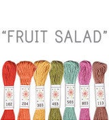 Image of Sublime Stitching's 6 pack of Embroidery Floss - Fruit Salad