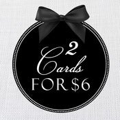 Image of Card pack - 2 cards of your choice
