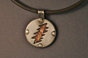 Image of Double sided Lightning bolt/Music note