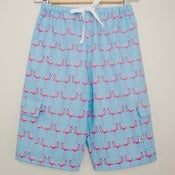 Image of Beach shorts - flamingos