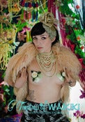 Image of "English Rose" Ivory Rose Burlesque Bespoke Hand Crafted Nipple Pasties