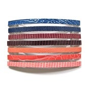 Image of Skinny Barrette - plum and blue