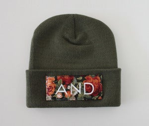 Image of Olive Floral And Beanie