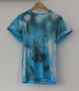 Image of Blue Galaxy Tie Dye Tee