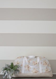 Image of Duffle: Peach Lilies