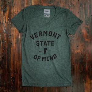 Image of Women's Vermont State of Mind - Green