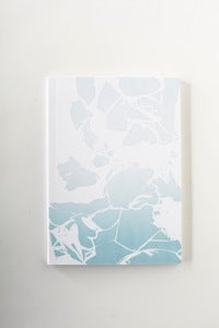 Image of indigo dye letterpress NOTEBOOK -- #2