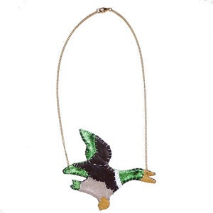 Image of Flying Duck Necklace