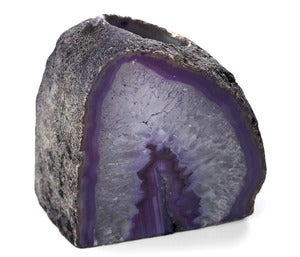 Image of Purple Agate Stone Candle Holder
