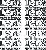Image of Living the Dream Sticker Packs