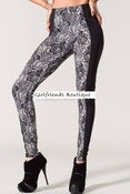 Image of High Waisted Lace Leggings 