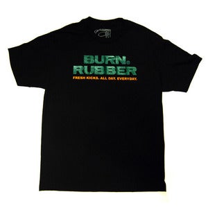 Image of Burn Rubber Stacked Logo Tee (Gucci)