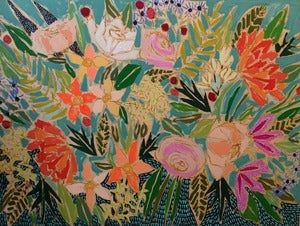 Image of 36x48 Flowers for Paula