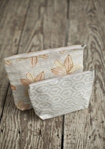 Image of Pouches: Grey Hexagon