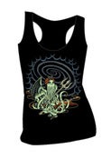 Image of Lady Cthulhu Racerback Tank in Black