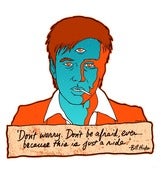 Image of Bill Hicks "Teacher" Art Print by Jermaine Rogers