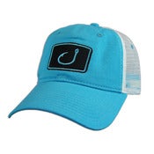 Image of Tomboy Trucker Hat - Aqua & White