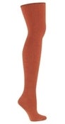 Image of Over the Knee Socks-Rust