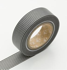 Image of Black Pinstripe Washi Tape