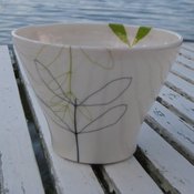 Image of Porcelain Leaf Cup