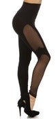 Image of Black high waist leggings