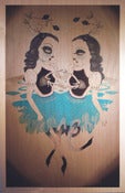 Image of Print on Wood 'The Duel" Limited Edition
