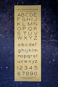Image of Lettering Strokes