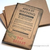 Image of Area 51 Top secret notebook