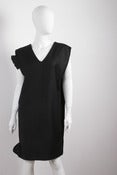 Image of Black Cotton Cocktail dress