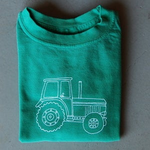 Image of Big Green Tractor Long-Sleeved Children's Tee