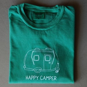 Image of Happy Camper Long-Sleeved ADULT tee
