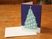 Image of Christmas tree card