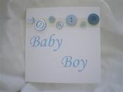 Image of Handmade 'Baby' Card