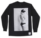 Image of ALYSHA NETT BLACK LONG SLEEVE TEE