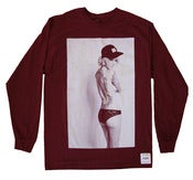 Image of ALYSHA NETT MAROON LONG SLEEVE TEE