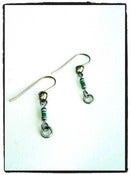 Image of Resist 1 Earrings - Green