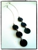 Image of Pendulum 3Spot Superlong Earrings