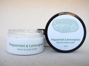 Image of Peppermint and Lemongrass Hand and Body Butter