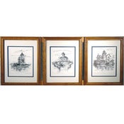 Image of Set of three framed prints