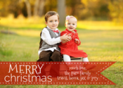 Image of Festive Flag Holiday Card