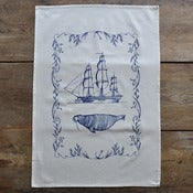 Image of Tea Towel ~ The Walrus and the Ship