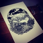 Image of 'SILENT QUEEN' Limited Edition Screen Print. SOLD OUT