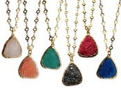 Image of Resin Druzy Necklace *As seen on Good Morning America